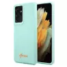 Galaxy S21 Ultra | Coque GUESS Silicone Script Métal