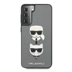 Galaxy S21+ | Coque KARL LAGERFELD Saffiano 'Karl & Choupette'