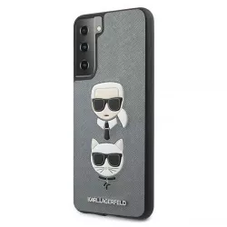 Galaxy S21+ | Coque KARL LAGERFELD Saffiano 'Karl & Choupette'