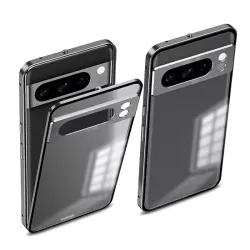 Pixel 8 Pro | Coque Métal Givrée avec Fermeture Magnétique