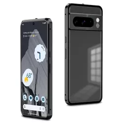 Pixel 8 Pro | Coque Métal Givrée avec Fermeture Magnétique
