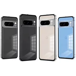 Pixel 8 Pro | Coque Métal Givrée avec Fermeture Magnétique