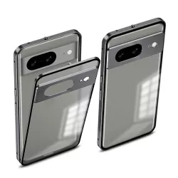 Pixel 8 | Coque Métal Givrée avec Fermeture Magnétique