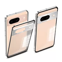 Pixel 8 | Coque Métal Givrée avec Fermeture Magnétique