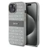 iPhone 15 | Coque DKNY Mono Stripe & Metal Logo