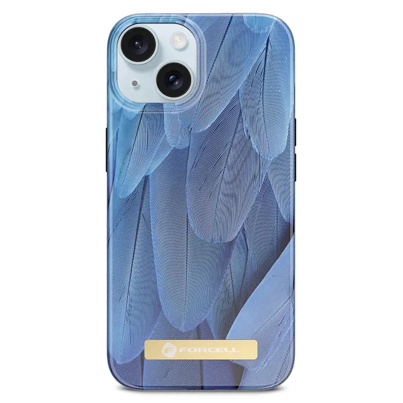 iPhone 15 Plus | Coque MagSafe FORCELL F-Protect Mirage Blue Bird iPhone 15 Plus | Coque MagSafe FORCELL F-Protect Mirage Blue Bird