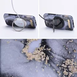iPhone 15 Pro Max | Coque MagSafe FORCELL F-Protect Mirage Marble Mist