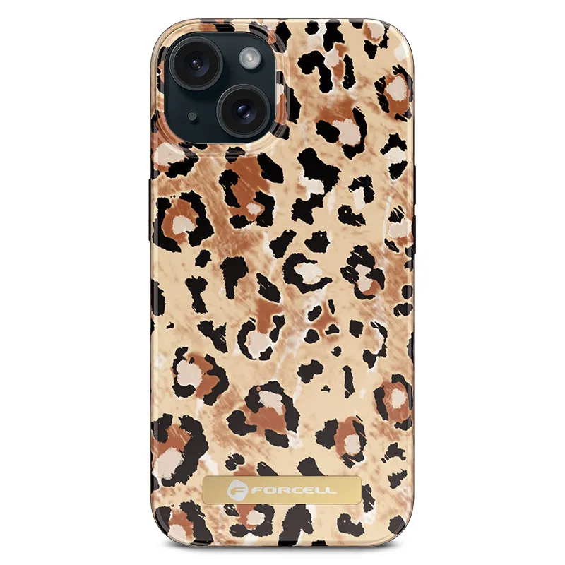 iPhone 15 Plus | Coque MagSafe FORCELL F-Protect Mirage Wild Panther iPhone 15 Plus | Coque MagSafe FORCELL F-Protect Mirage Wild Panther