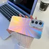 Galaxy A55 | Coque Silicone avec Motif Laser Sunrise