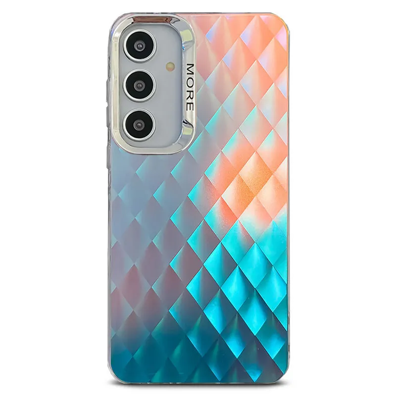 Galaxy A55 | Coque Silicone avec Motif Laser Arlequin Galaxy A55 | Coque Silicone avec Motif Laser Arlequin