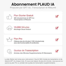 Enregistreur Vocal IA PLAUD Note