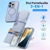 iPhone 16 Pro | Étui Cuir DUX DUCIS Lawa | Coque Détachable