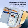 iPhone 16 Pro | Étui Cuir DUX DUCIS Lawa | Coque Détachable
