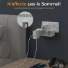 Multiprise TESSAN 6-en-1 | 3 Électriques | 2 USB-A | 1 USB