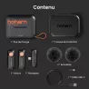 Microphones sans Fil HOHEM Mic-01 2TX + 1RX | Port Lightning