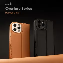 iPhone 16 Pro | Étui MOSHI Ouverture avec Coque Détachable