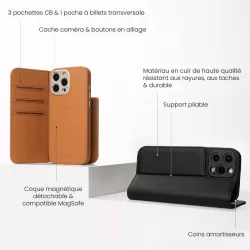 iPhone 16 Pro | Étui MOSHI Ouverture avec Coque Détachable