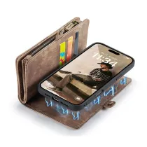 iPhone 16 Plus | Étui Portefeuille CaseMe & Coque Détachable