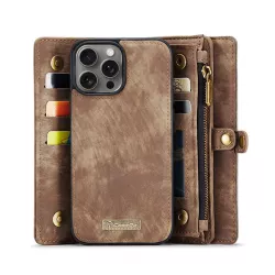 iPhone 16 Pro | Étui Portefeuille CaseMe & Coque Détachable