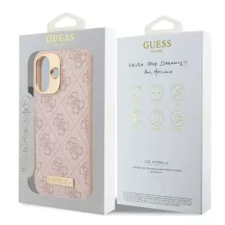 iPhone 16 | Coque MagSafe GUESS Monogramme & Plaque Logo