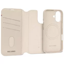 iPhone 16 | Étui Cuir DECODED MagSafe Detachable Wallet