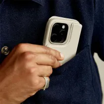 iPhone 16 Pro | Étui Cuir DECODED MagSafe Detachable Wallet