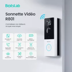Sonnette Vidéo Wi-Fi BOTSLAB R801 2K