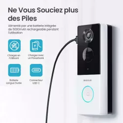 Sonnette Vidéo Wi-Fi BOTSLAB R801 2K