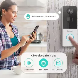 Sonnette Vidéo Wi-Fi BOTSLAB R801 2K