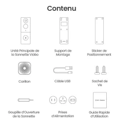 Sonnette Vidéo Wi-Fi BOTSLAB R801 2K
