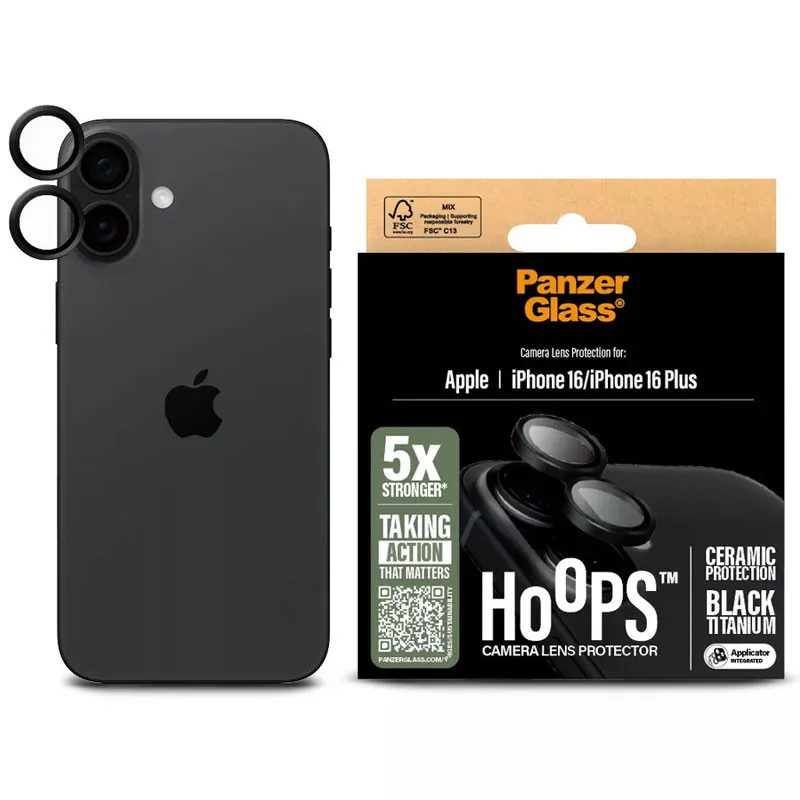 iPhone 16 & 16 Plus | Protection Caméra PANZER GLASS Hoops