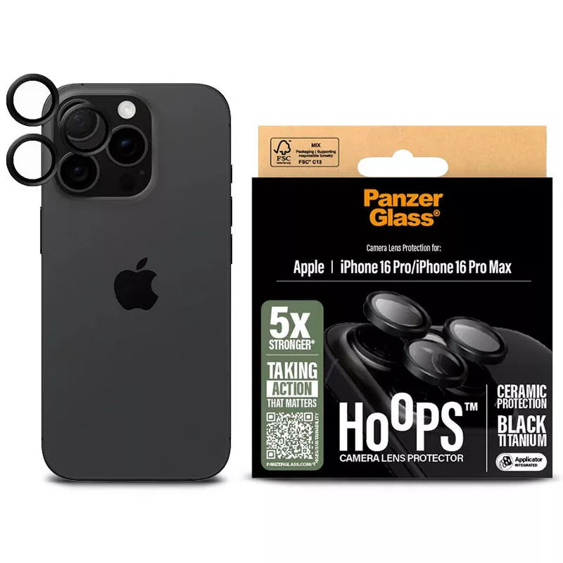 iPhone 16 Pro & 16 Pro Max | Protection Caméra PANZER GLASS Hoops