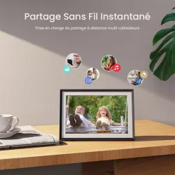 Cadre Photo Numérique WiFi ARZOPA 15,6 Pouces HD