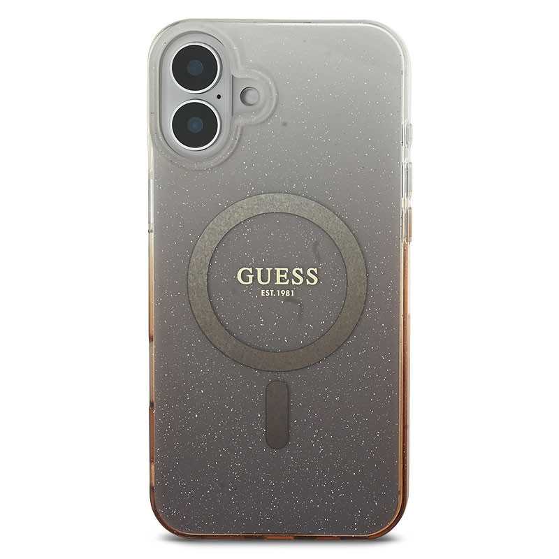 iPhone 16 | Coque MagSafe GUESS IML Glitter Gradient iPhone 16 | Coque MagSafe GUESS IML Glitter Gradient