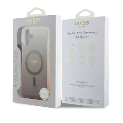 iPhone 16 | Coque MagSafe GUESS IML Glitter Gradient