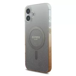iPhone 16 Plus | Coque MagSafe GUESS IML Glitter Gradient