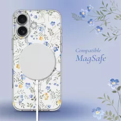 iPhone 16 | Coque MagSafe TECH PROTECT MagMood Flowers