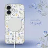 iPhone 16 | Coque MagSafe TECH PROTECT MagMood Flowers