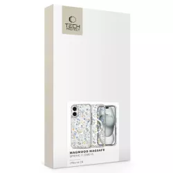 iPhone 16 | Coque MagSafe TECH PROTECT MagMood Flowers