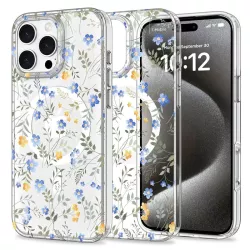 iPhone 16 Pro | Coque MagSafe TECH PROTECT MagMood Flowers