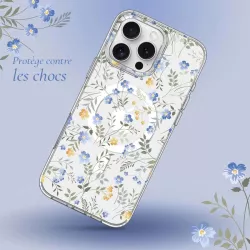 iPhone 16 Pro | Coque MagSafe TECH PROTECT MagMood Flowers