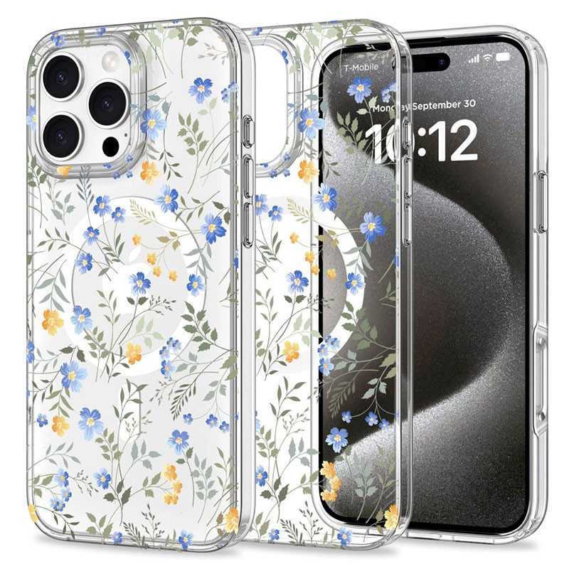 iPhone 16 Pro Max | Coque MagSafe TECH PROTECT MagMood Flowers iPhone 16 Pro Max | Coque MagSafe TECH PROTECT MagMood Flowers
