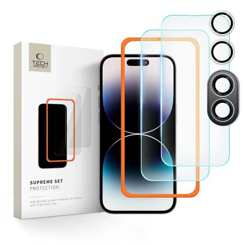 iPhone 16 Plus | Protection Écran & Caméra TECH PROTECT Supreme iPhone 16 Plus | Protection Écran & Caméra TECH PROTECT Supreme