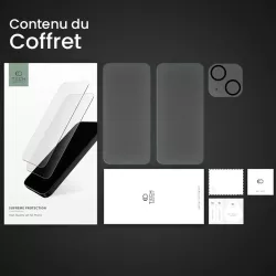 iPhone 15 Plus | Protection Écran & Caméra TECH PROTECT Supreme Set