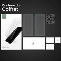 iPhone 15 Pro Max | Protection Écran & Caméra TECH PROTECT Supreme Set