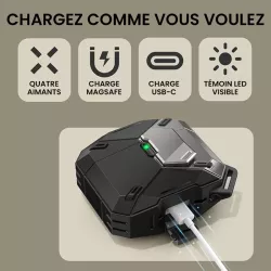 Étui Antichoc i-BLASON Matrix MagSafe pour AirPods 4