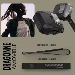 Étui Antichoc i-BLASON Matrix MagSafe pour AirPods 4