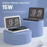 Station Réveil QINSON - Chargeur Qi | Horloge | Réveil | Thermomètre