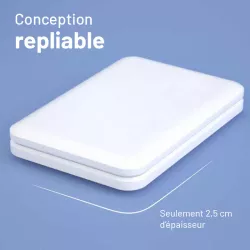 Station Réveil QINSON - Chargeur Qi | Horloge | Réveil | Thermomètre