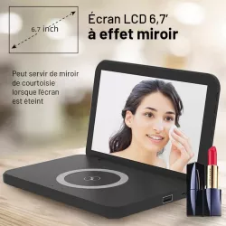 Station Réveil QINSON - Chargeur Qi | Horloge | Réveil | Thermomètre